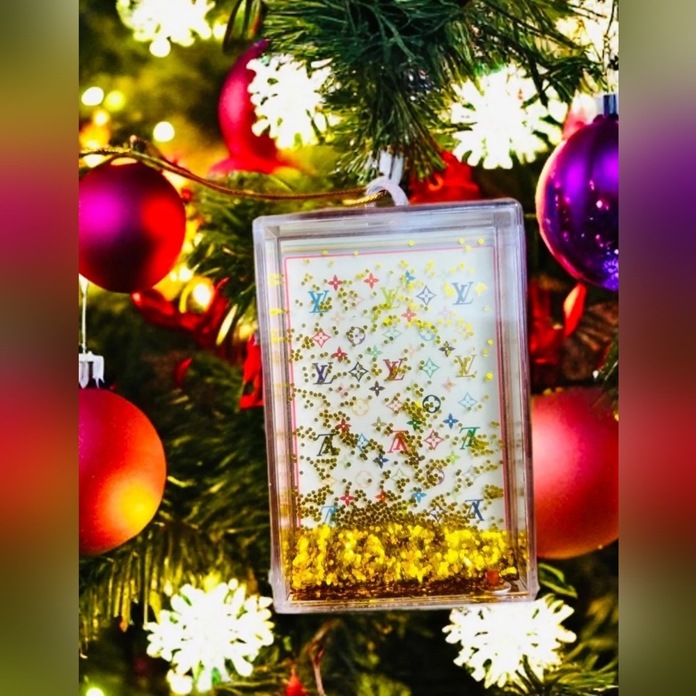 LOUIS VUITTON Takashi Murakami Playing Card Snow Globe/ Ornament